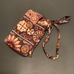 Vera Bradley Canyon Brown Wristlet